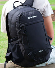 Load image into Gallery viewer, Caribee Valhalla 26L Black Versatile Back Pack -Laptop/Tablet &amp; Hydration Ready - 6112
