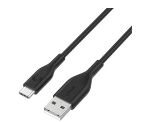 Comsol 2m USB-A to USB-C Charge & Sync Cable Black - CMGR20BK