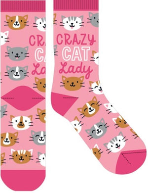 SOCKS CRAZY CAT LADY