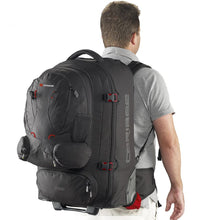 Load image into Gallery viewer, Sky Master 70L III Wheeled Hiking Travel Pack with Detachable Daypack Black - 6920
