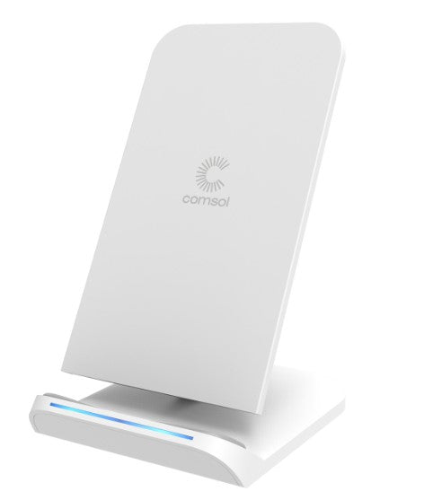 Comsol Wireless Charging Stand 15W - For Wireless Charging iPhones & Android Devices - WCS04