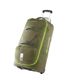 Caribee Adventure 70L Wheeled Travel Backpack Olive Green - 69121