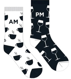 Novelty Fun Socks - Latest Craze in Socks! Odd AM PM