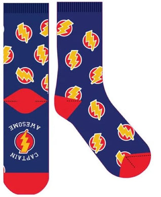 Novelty Fun Socks - Latest Craze in Socks! Captain Awesome