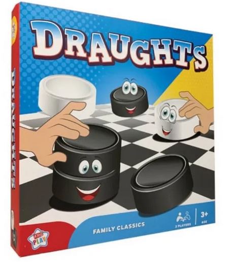 Kids Play Draughts Family Classic Board Game