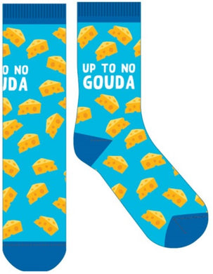 Novelty Fun Socks - Latest Craze in Socks! Up to No Gouda