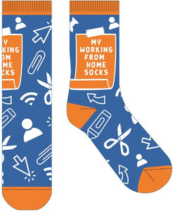 Novelty Fun Socks - Latest Craze in Socks! My Working From Home Sock