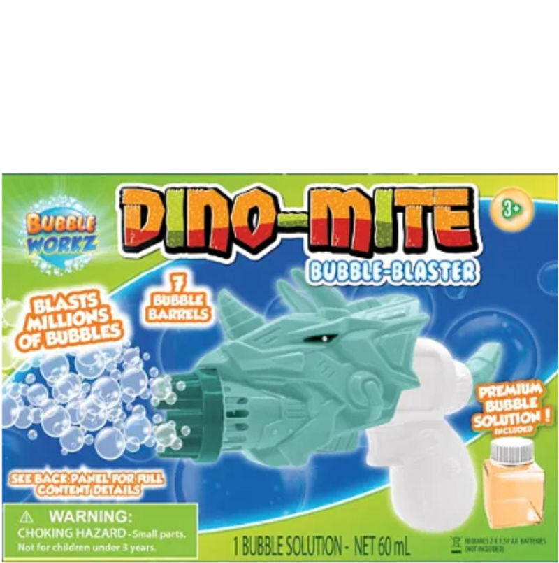 Bubble Workz Dino Mite Bubble Blaster