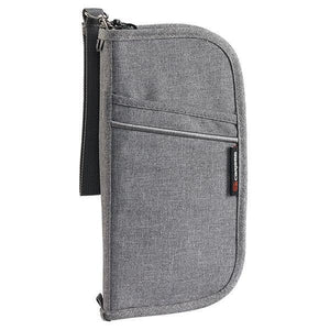 Caribee Travel Document Wallet 25 x 13cm Grey