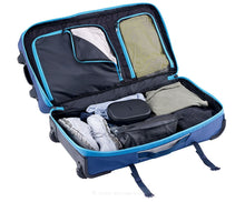 Load image into Gallery viewer, Caribee Split Roller 100L Wheeled Travel Luggage Sea Blue/Navy- 66481
