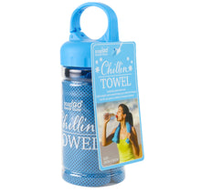 Load image into Gallery viewer, Soap2Go Chillin Towel- Light weight Travel Towel available in Blue or Grey
