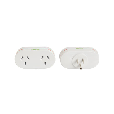 Korjo Outbound Travel Double Adaptor Plug for USA- KAUSDA