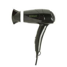 Load image into Gallery viewer, Korjo Foldaway Lightweight Hair Dryer - Dual Voltage Perfect for Travel &amp; Home - HD80
