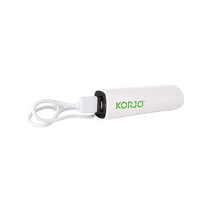 Korjo Portable Powerbank 2600mAh - Available in 3 Colours - Ideal for Travel, Office or Home  -  PB26