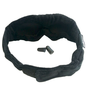 Cabeau Midnight Magic Adjustable Sleep Mask With Ear Plugs