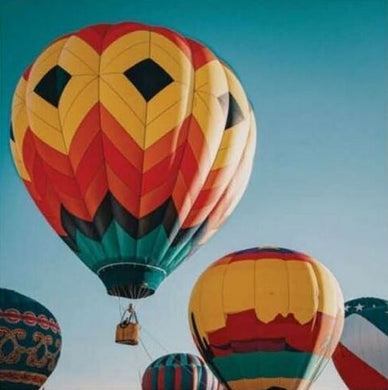 Diamond Art Kit - Hot Air Balloons 30 x 30cm - Partial Drill Creative Arts & Crafts