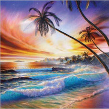 Load image into Gallery viewer, Diamond Art Kit - Beach Scene 40 x 50cm - Creative Arts &amp; Crafts
