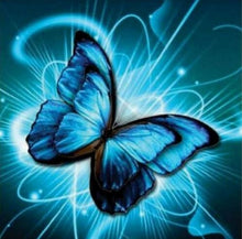 Load image into Gallery viewer, Diamond Art Kit -Butterfly 30x30cm - Sparkle Partial Drill - Creative Arts &amp; Crafts
