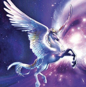 Diamond Art Kit - Fantasy Unicorn 30 x 40cm - Creative Arts & Crafts