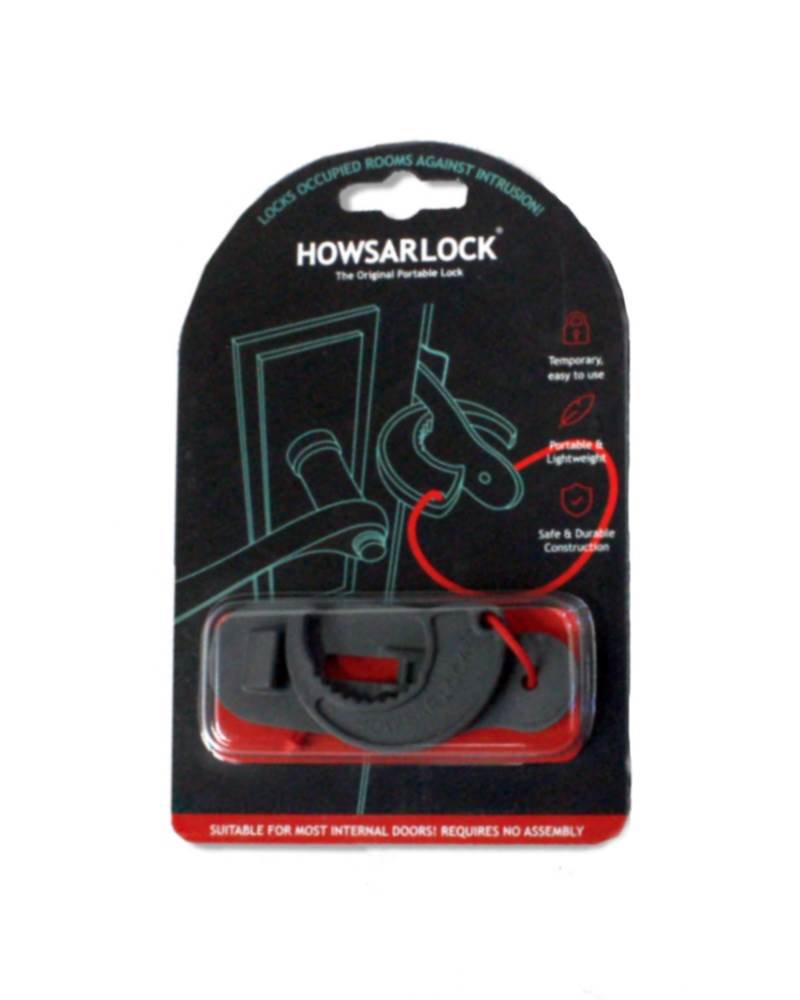 Howsarlock Portable Travel Door Lock - Locks Occupied Rooms Against Intrusion