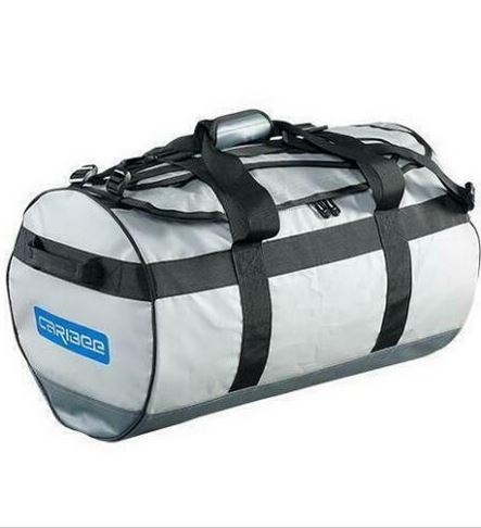 Caribee Kokoda 65L Water Resistant Duffle Bag- Grey - Great for Camping/4WD