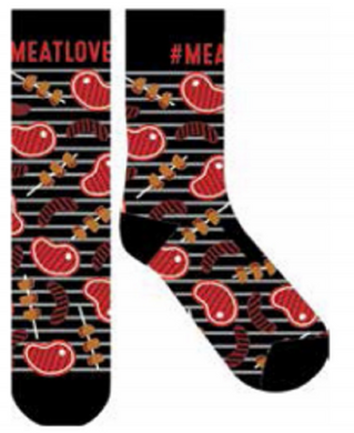 Novelty Fun Socks - Latest Craze in Socks! BBQ Meatlovers