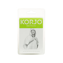 Load image into Gallery viewer, Korjo Travel Reusable Raincoat/Poncho - Adult White - RC12
